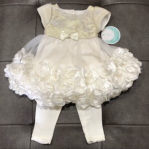 Nanette Baby Dress Set NEW